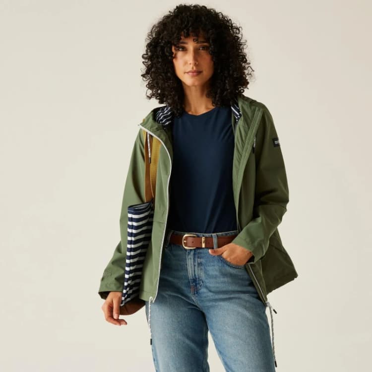 Image of Womens waterproof jacket Regatta Bayletta II Vert Female 38