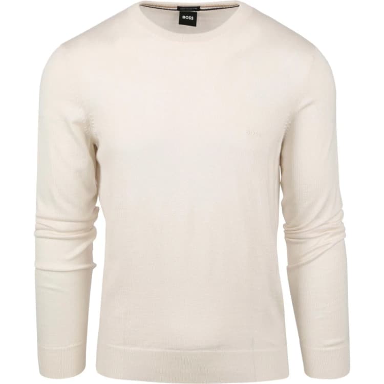 Image of Hugo Logo Embroidered Sweatshirt White male XL
