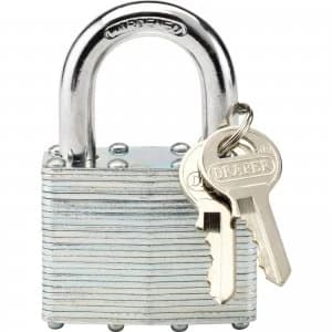 Image of Draper Laminated Steel Padlock 50mm Standard