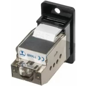 Image of TUK Ltd SGKSLJBpm Category 6A STP Toolless Locking LowProfile PanelMount Socket