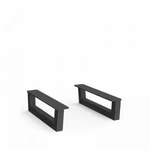 Image of Universal cube storage unit feet - Sparta charcoal A-frame legs pack