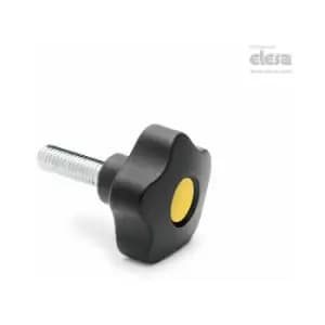 Image of Elesa - Lobe knob-VCT.32 p-M6x45-C4 Yellow