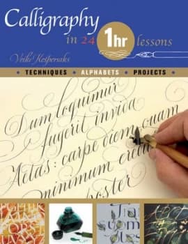 Image of Calligraphy in 24 1hr Lessons by Veiko Kespersaks Paperback