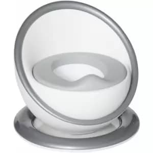 Image of HOMCOM Kids Potty Baby Toilet Seat w/ Removable Pot, Splash Guard - White - White