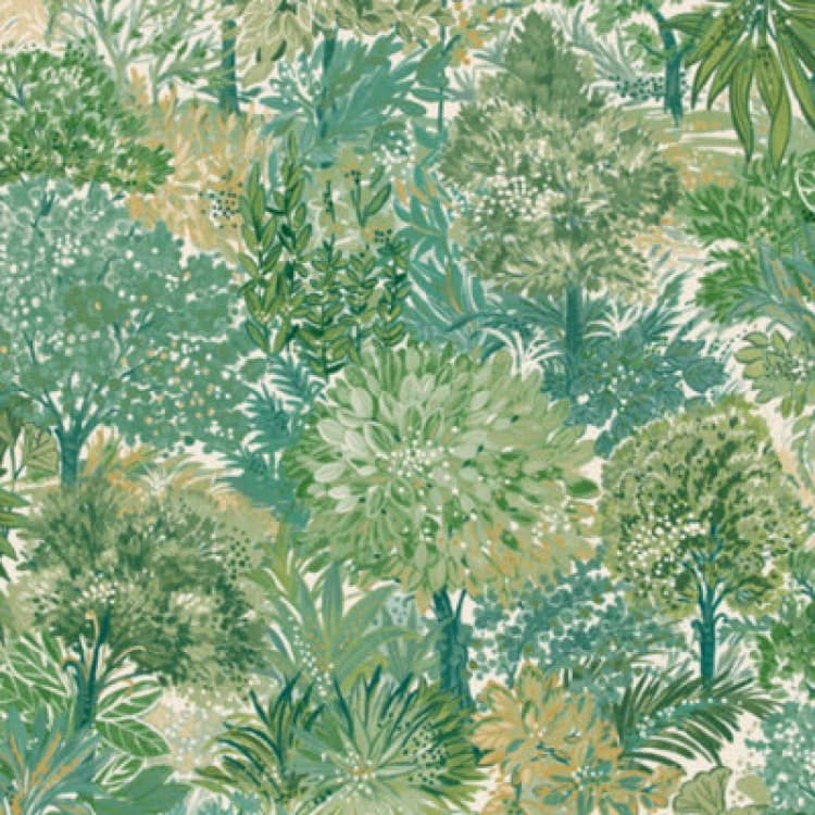 Image of Grandeco Blossom Tree Textured Wallpaper, Green A78602