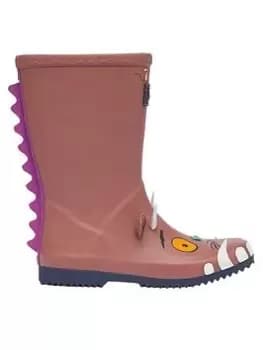Image of Joules Unisex Kids 3D Gruffalo Wellies - Brown, Size 10 Younger