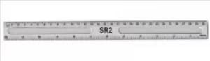 Image of Plastic Ruler Clear 30cm Single