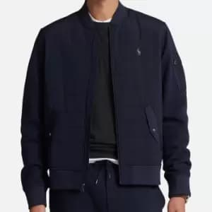 Image of Polo Ralph Lauren Shell and Cotton-Blend Bomber Jacket - XL