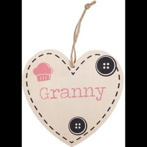 Image of Granny Hanging Heart Sign