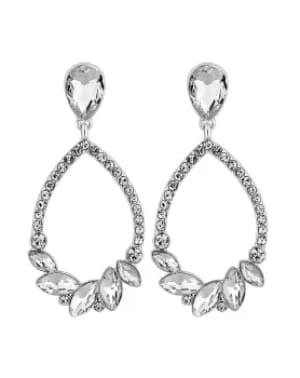 Image of Mood Silver Mix Stone Teardrop Earrings