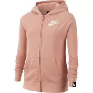 Image of Nike Big Kids (Girls') Full-Zip Hoodie - Pink