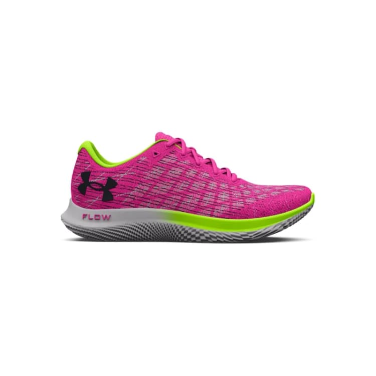 Image of Under Armour Flow Velocity Wind Running Shoes Pink female UK 5.5