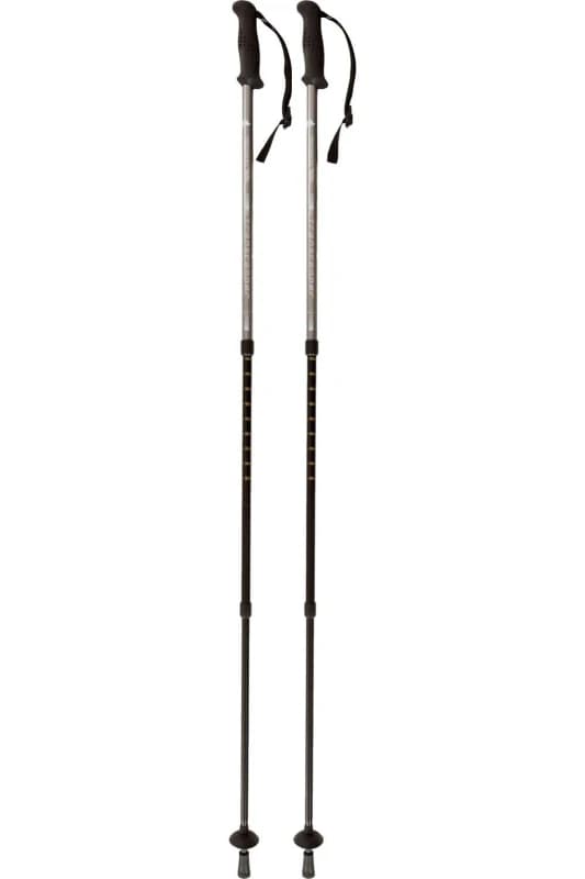 Image of Trespass Trespass Transduo 2 Piece Walking Pole Set in Dark Grey Dark Grey One Size Unisex 5059444136214