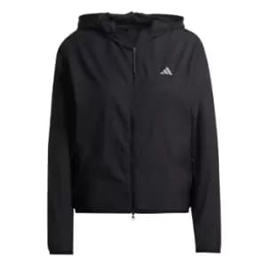 Image of adidas Run It Windbreaker Womens - Black