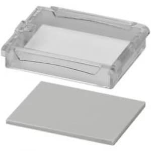 Image of DIN rail casing lid 45 x 17.8 x 8 Polycarbonate PC Transpa