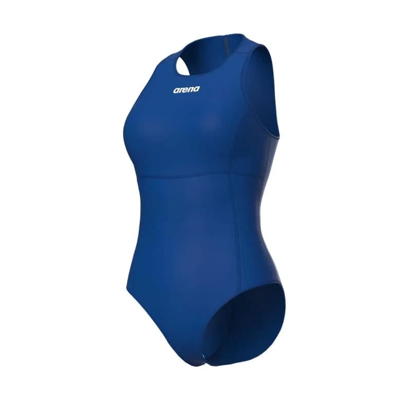 Image of Womens 1 Piece swimsuit Arena Team Solid Bleu Female 44