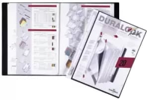 Image of Durable 243201 presentation display book 20 pockets A4