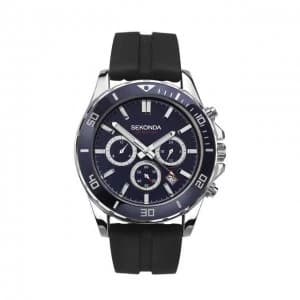 Image of Sekonda Blue And Black Dress Watch - 1709 - multicoloured