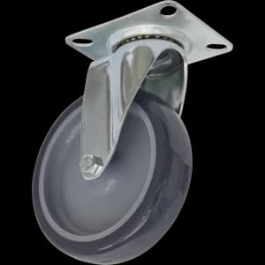 Image of Sealey Swivel Plate Castor Grey 100mm
