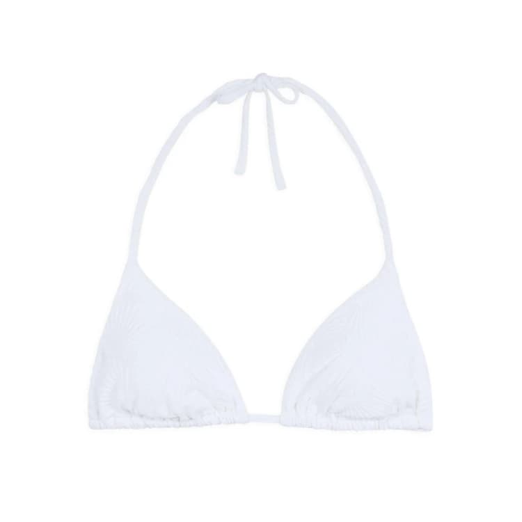 Image of Chelsea Peers Womens Twist Bandeau Bikini Jacquard Shell female 10 (S)