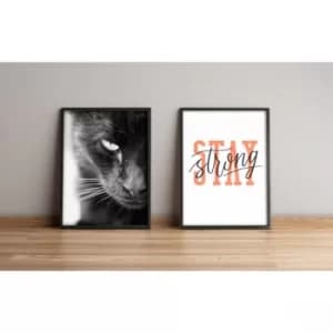 Image of 2PYSCT-025 Multicolor Decorative Framed MDF Painting (2 Pieces)