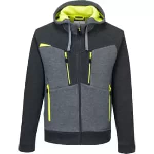 Image of Portwest DX4 Mens Zipped Hoodie Metal Grey L