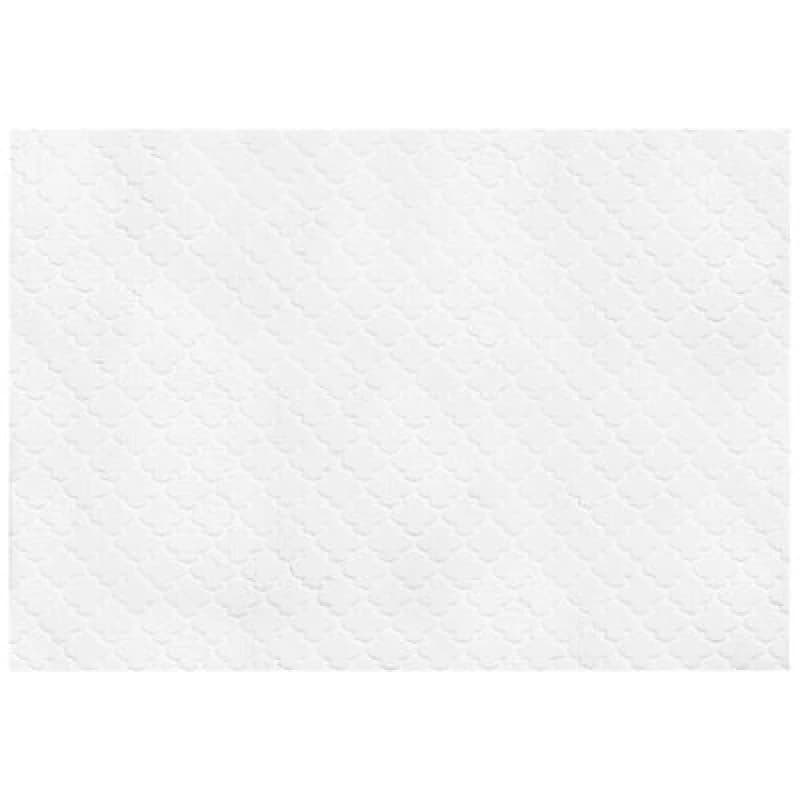 Image of Beliani Faux Fur Rug Gharo White 160 X 230 Cm