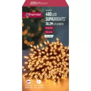 Image of Premier Decorations 480 Multi Action LED Supabrights Timer Vintage Gold