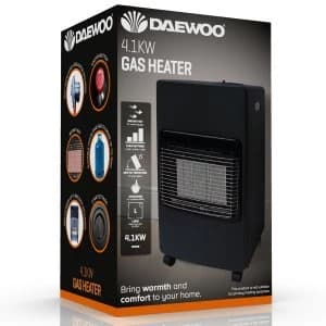 Image of Daewoo 4.1kw Gas Heater - Black
