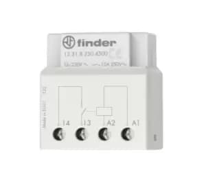 Image of Finder, 24V dc Coil Monostable Relay SPNO, 12A Switching Current Switch Box Single Pole, 13.31.9.024.4300