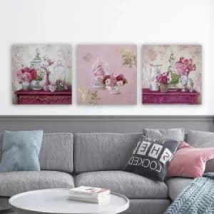 Image of drprc5010 Multicolor Decorative Canvas Painting (3 Pieces)