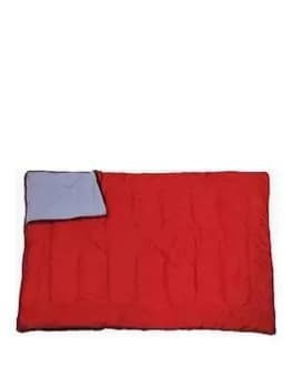 Image of Trekker 300 Double Sleeping Bag Red/ Grey