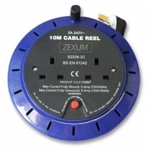 Image of Zexum 10m 2G Circular Round Reel Extension