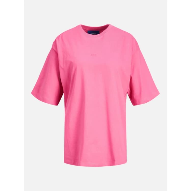 Image of JJXX Andrea Loose Logo T-Shirt Ladies Carmine Rose female 8 (XS)