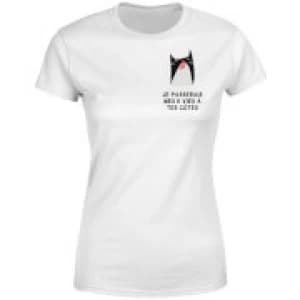 Image of Je Passerais Mes 9 Vies a Tes Cotes Womens T-Shirt - White - 4XL