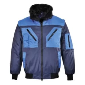 Image of Portwest PJ20 Pilot Jacket 2 Tone Navy 2XL
