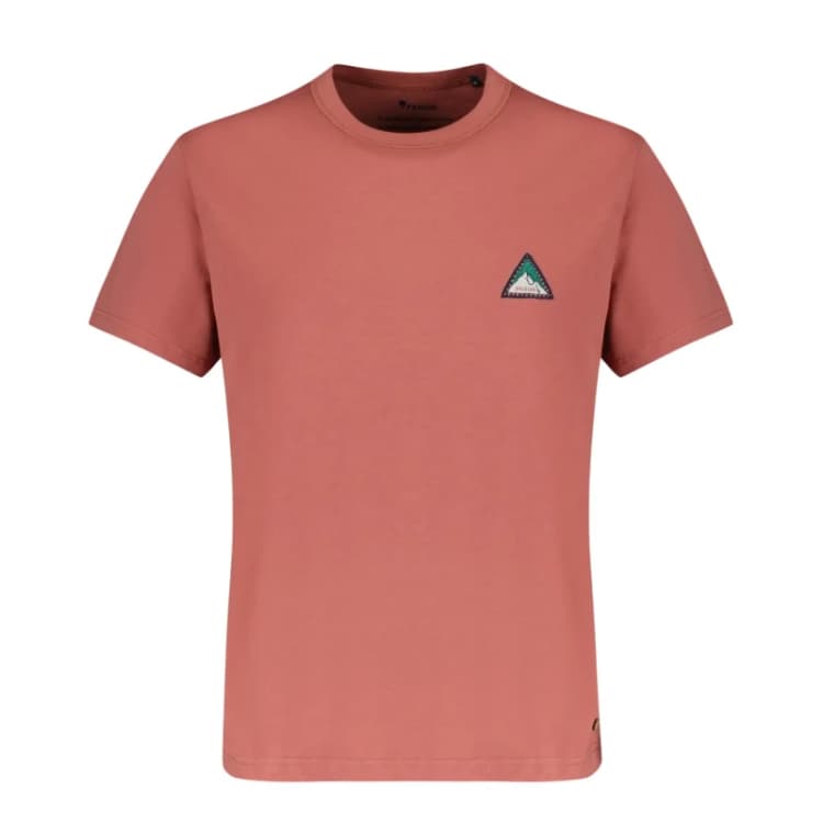 Image of Faguo Cotton T-Shirt Faguo Lugny Rose Male XL