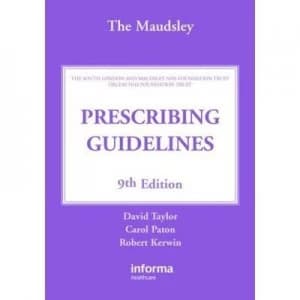 Image of Maudsley Prescribing Guidelines by David Taylor Paperback