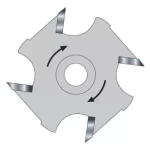 Image of Trend Slotter Blade for 12MM Bore 33/1 Arbor 50mm 10mm 12mm