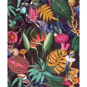 Image of Holden Decor Wonderland Plum Wallpaper