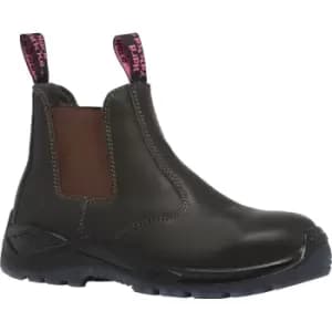 Image of Hard Yakka Womens Banjo Leather Slip On Safety Dealer Boots UK Size 4 (EU 37)