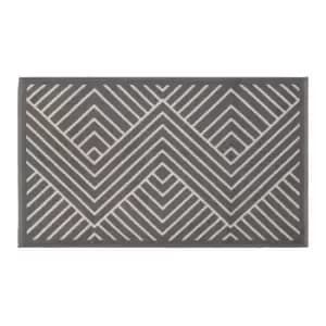 Image of Bedeck of Belfast Kayah BCI Cotton Bath Mat - Charcoal