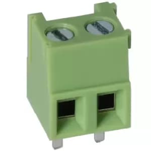 Image of TruConnect 211821 3.81mm 2 Way Low Profile Rising Clamp Terminal Block