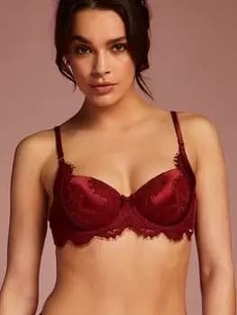 Image of Hunkemoller Hannako Padded Bra, Red, Size 36E, Women