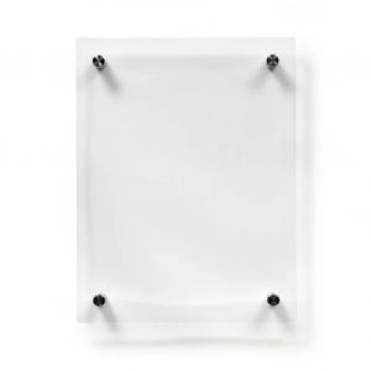 Image of Deflecto Deflecto A4 Wall Mounted Acrylic Poster Holder Literature Display Sign Holder Crystal Clear - AA4PH1 AA4PH1