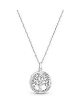 Image of Simply Silver Sterling Silver 925 Diamond Cut Tol Pendant