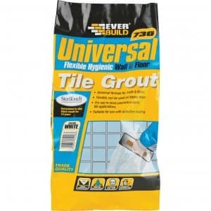 Image of Everbuild Universal Flexible Tile Grout Ivory 5KG