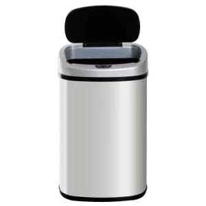 Image of Homcom Sensor Bin Stainless Steel 58L