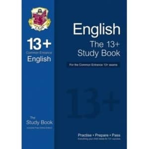 Image of The 13+ English Study Book for the Common Entrance Exams (with Online Edition) by CGP Books (Paperback, 2014)