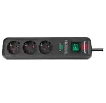 Image of Brennenstuhl 1158810315 power extension 1.5 m 3 AC outlet(s)...
